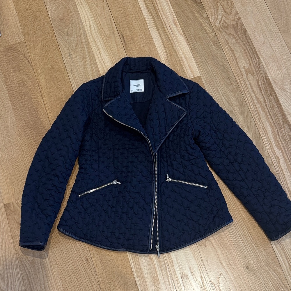Mayoral Navy Quilted Puffer Jacket